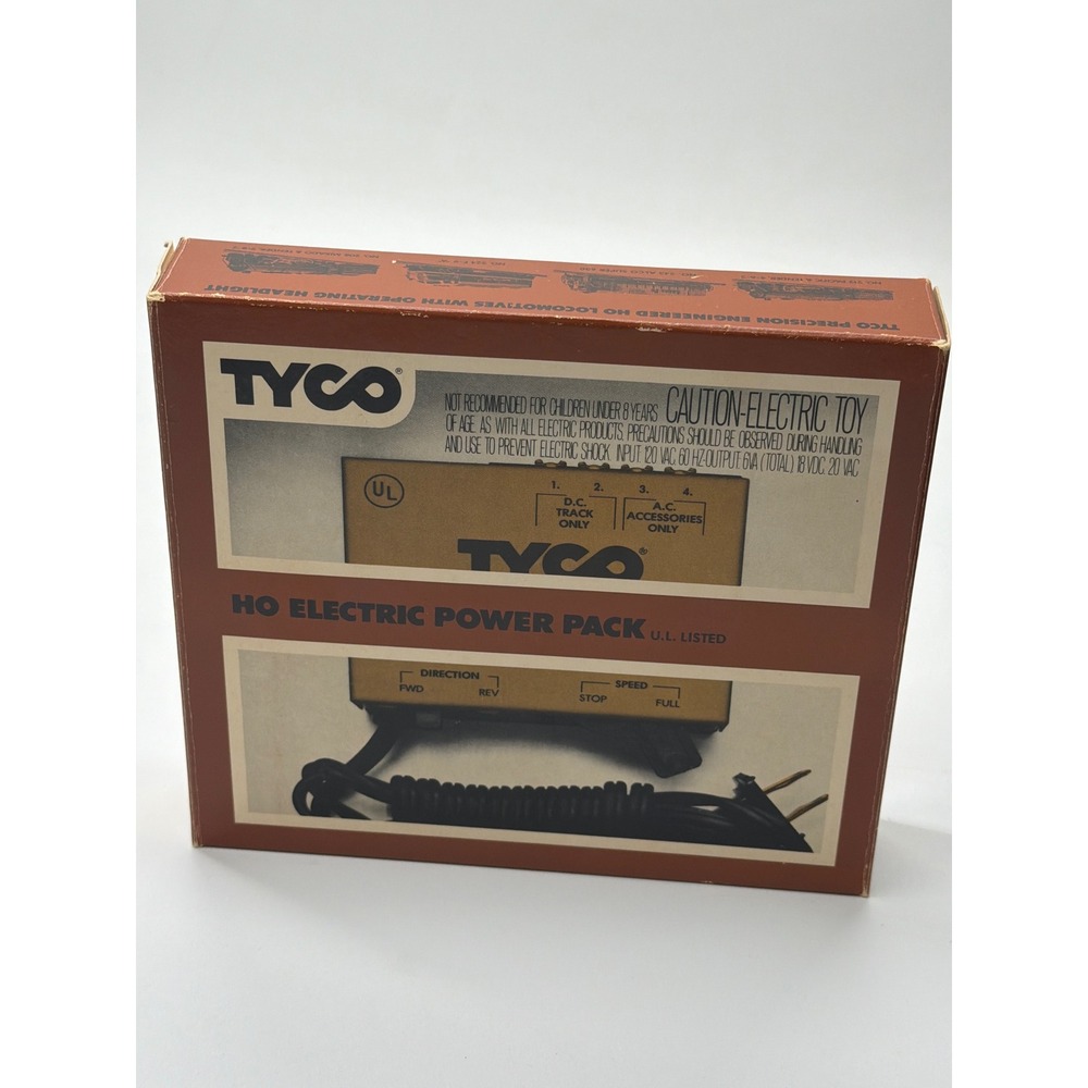 Vintage Tyco HO Electric Power Pack Model 899V Hobby Transformer with Box